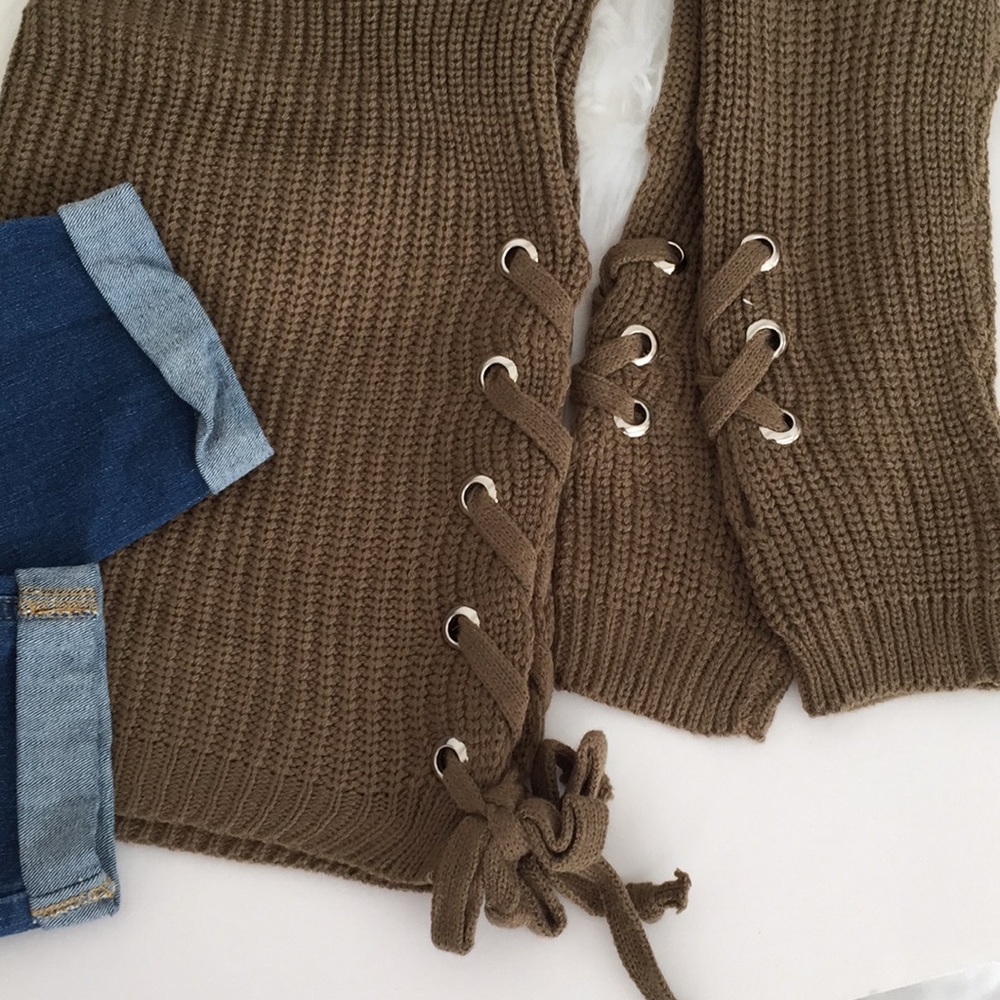 NWT✨HP✨ ❗️Last one S❗️LACE SWEATER LONG SLEEVE - Picture 7 of 8